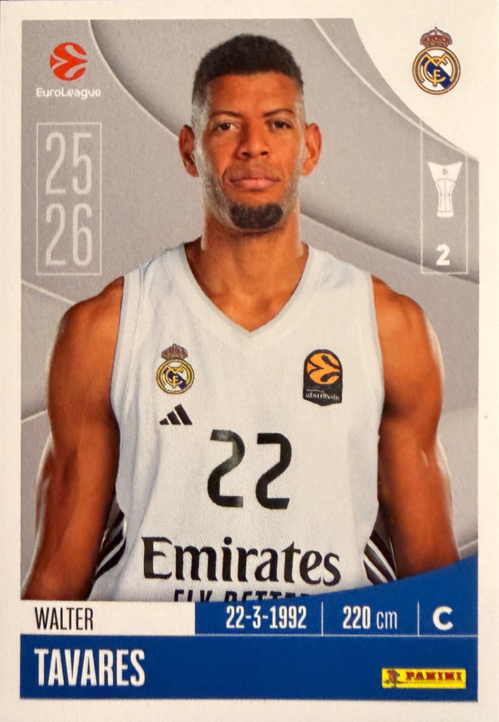EuroLeague 2025/26 Panini - Scegli figurina da 231 a 448