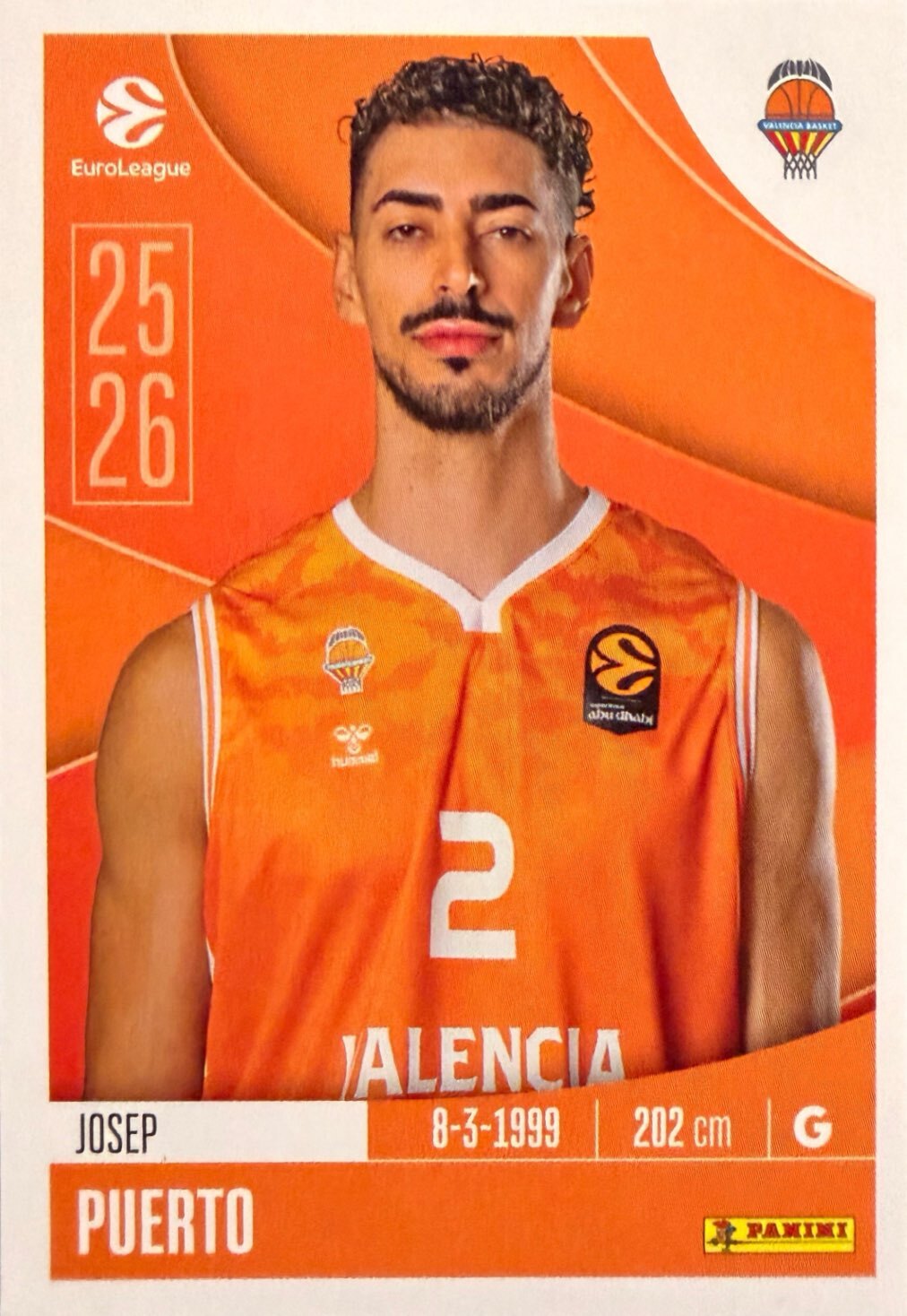 EuroLeague 2025/26 Panini - Scegli figurina da 231 a 448