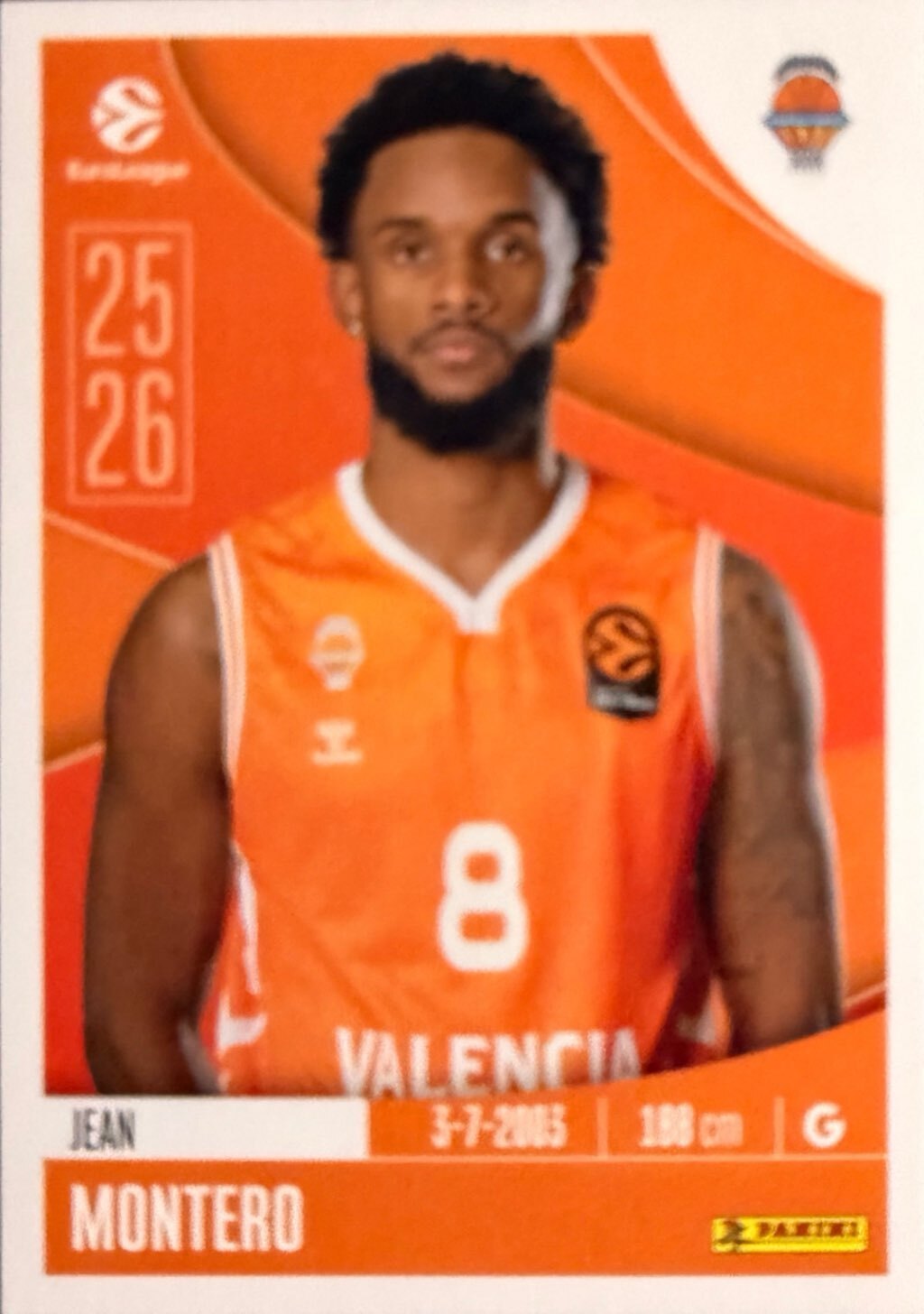 EuroLeague 2025/26 Panini - Scegli figurina da 231 a 448