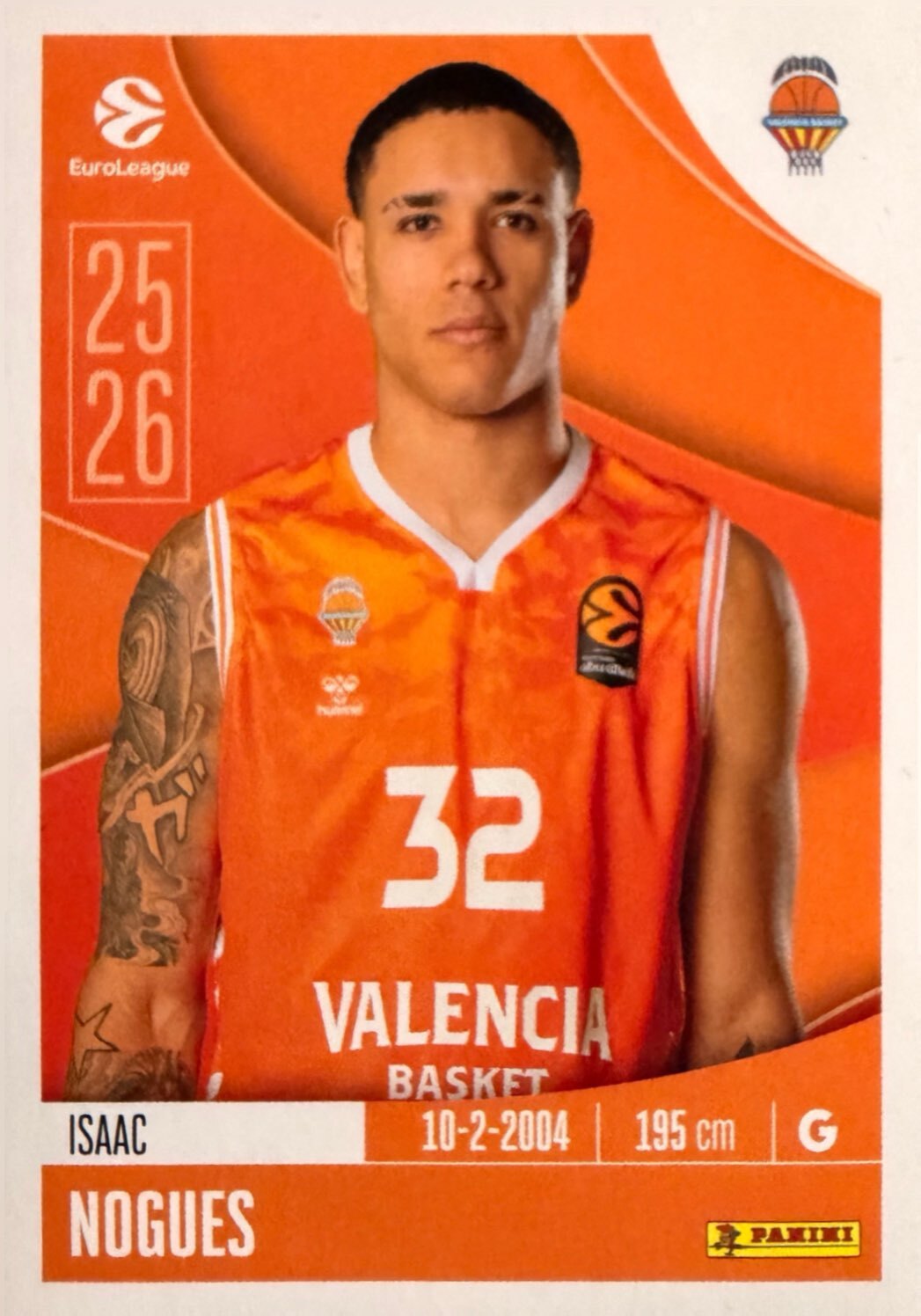 EuroLeague 2025/26 Panini - Scegli figurina da 231 a 448