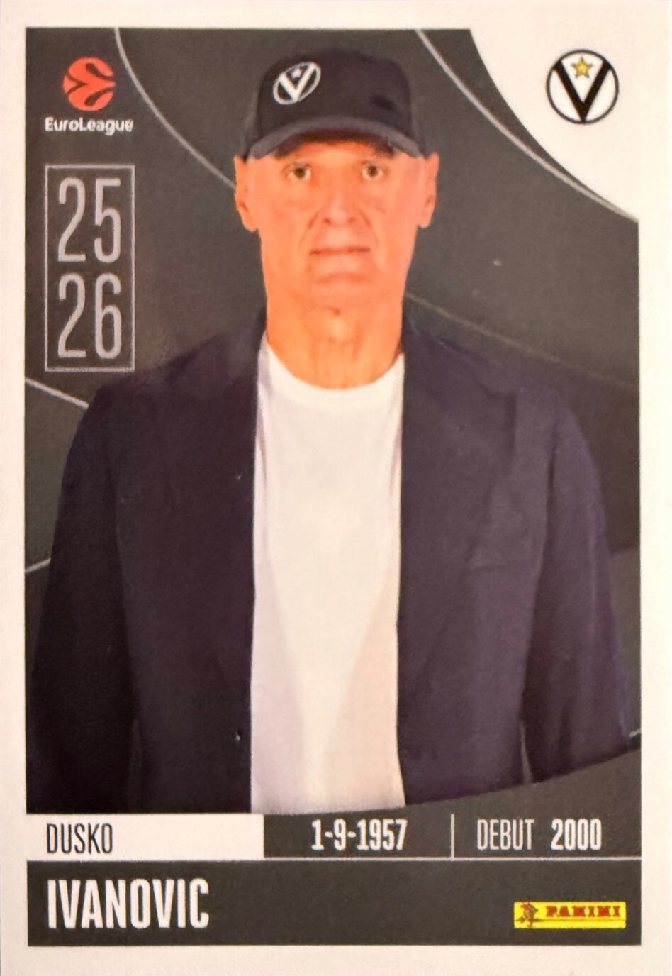 EuroLeague 2025/26 Panini - Scegli figurina da 231 a 448
