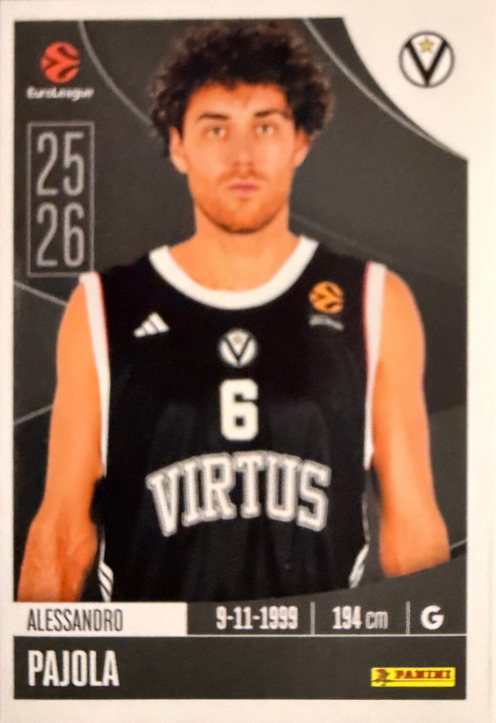 EuroLeague 2025/26 Panini - Scegli figurina da 231 a 448