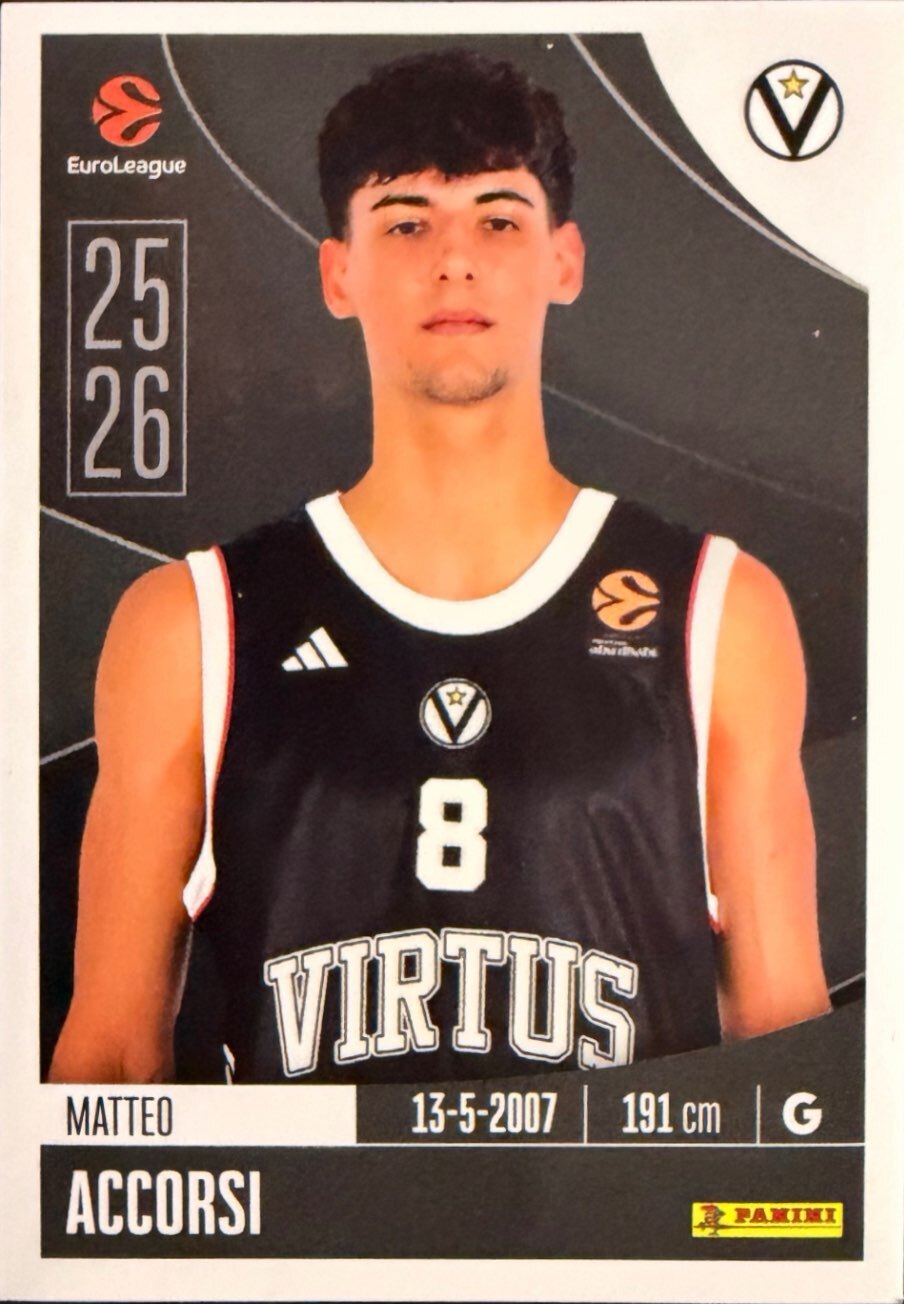 EuroLeague 2025/26 Panini - Scegli figurina da 231 a 448