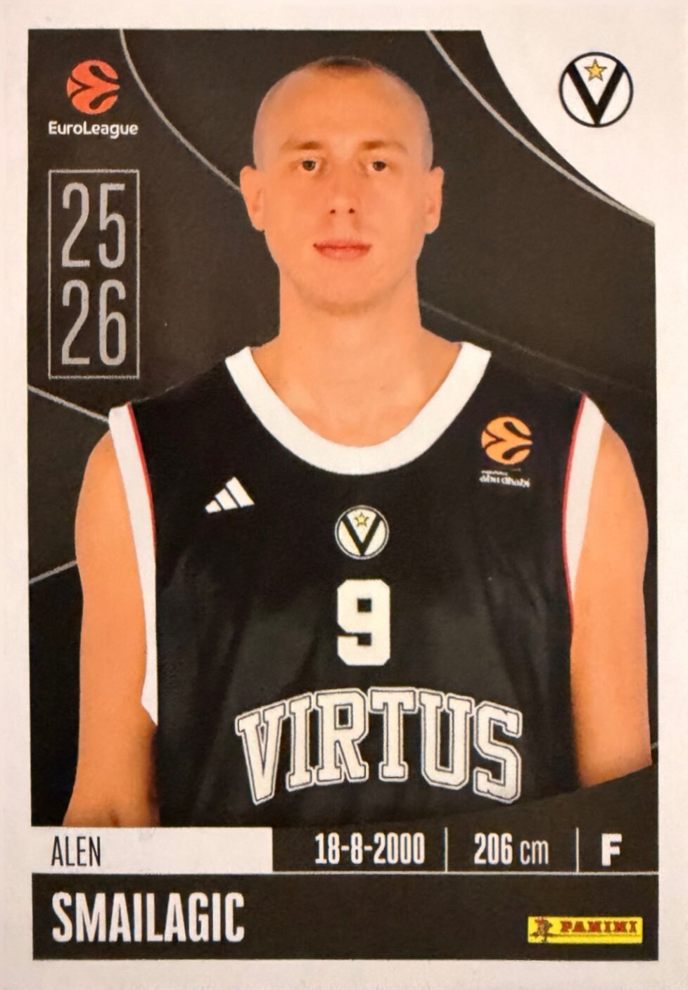 EuroLeague 2025/26 Panini - Scegli figurina da 231 a 448