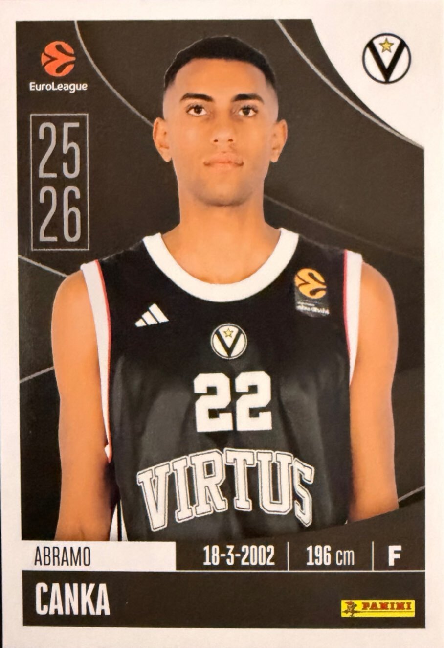 EuroLeague 2025/26 Panini - Scegli figurina da 231 a 448