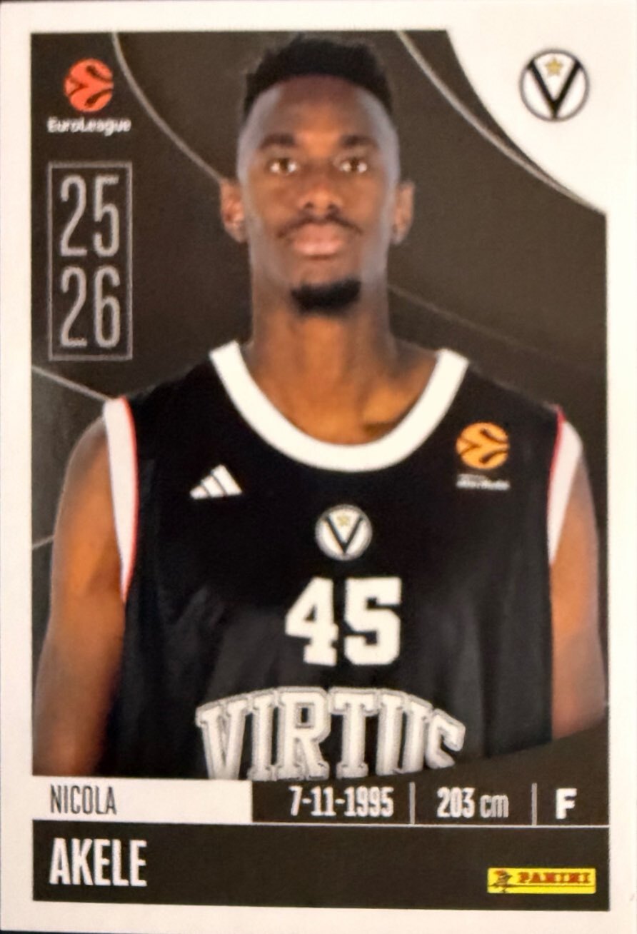 EuroLeague 2025/26 Panini - Scegli figurina da 231 a 448