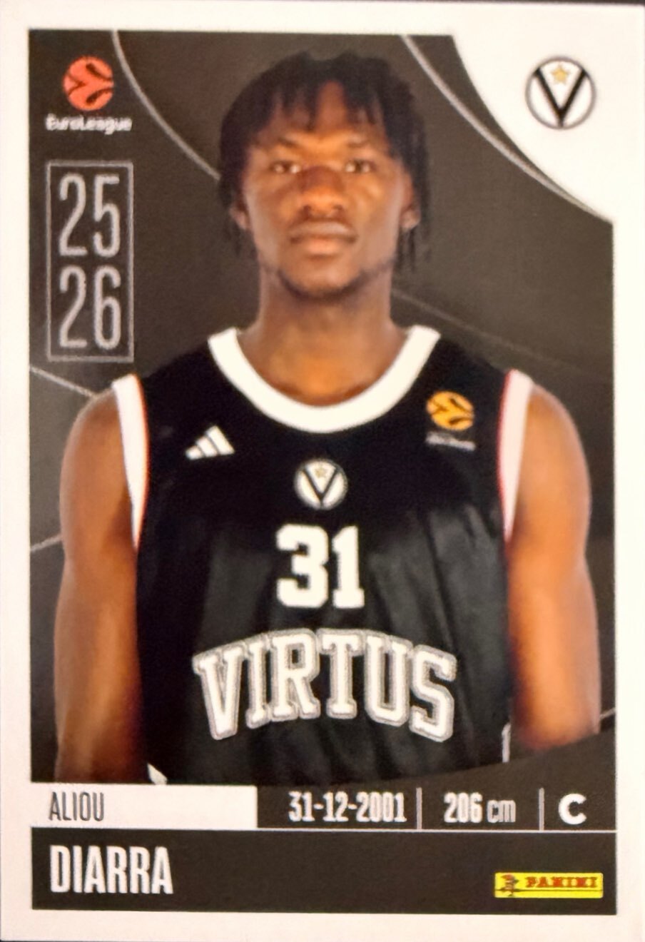 EuroLeague 2025/26 Panini - Scegli figurina da 231 a 448