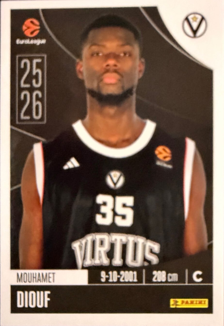 EuroLeague 2025/26 Panini - Scegli figurina da 231 a 448
