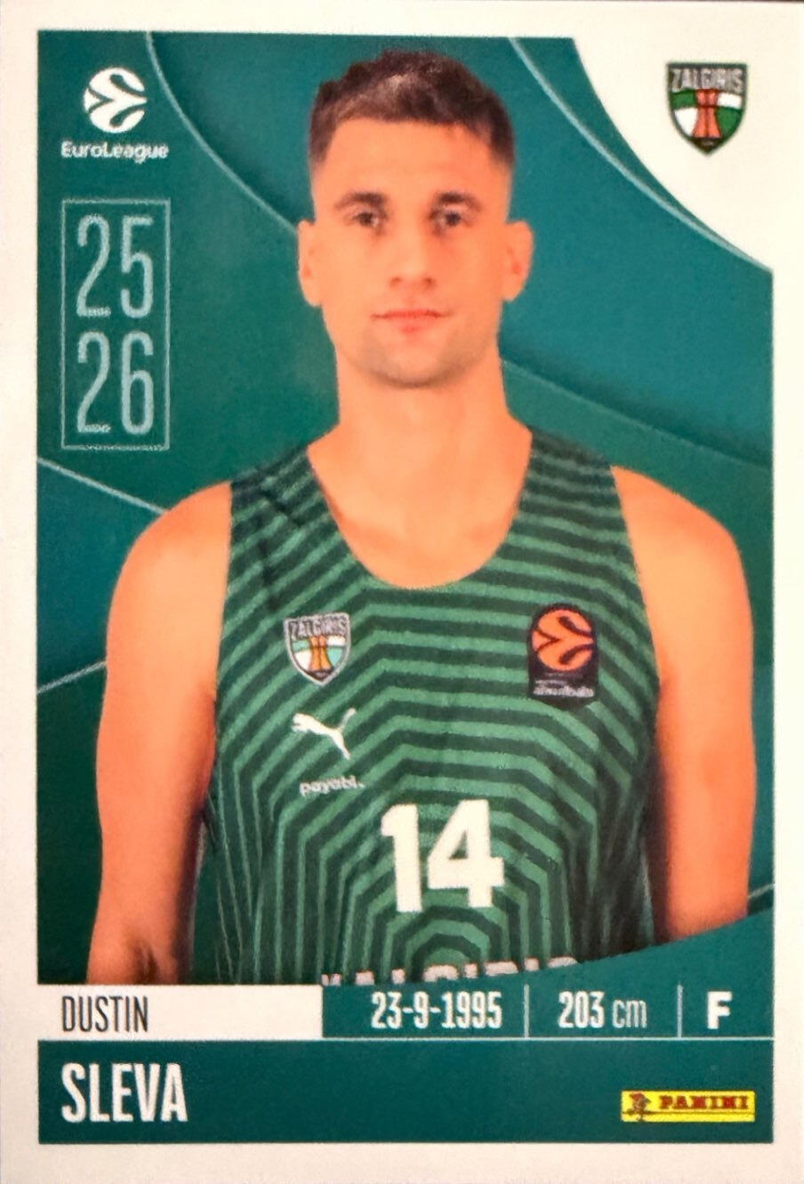 EuroLeague 2025/26 Panini - Scegli figurina da 231 a 448