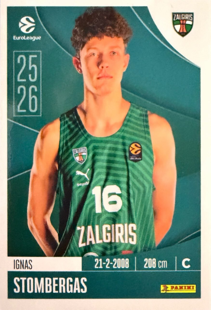 EuroLeague 2025/26 Panini - Scegli figurina da 231 a 448
