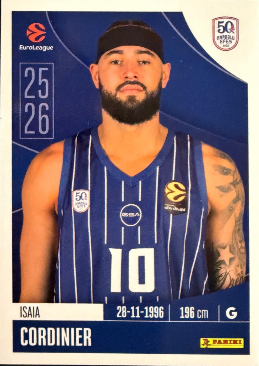 EuroLeague 2025/26 Panini - Scegli figurina da da 1 a 230