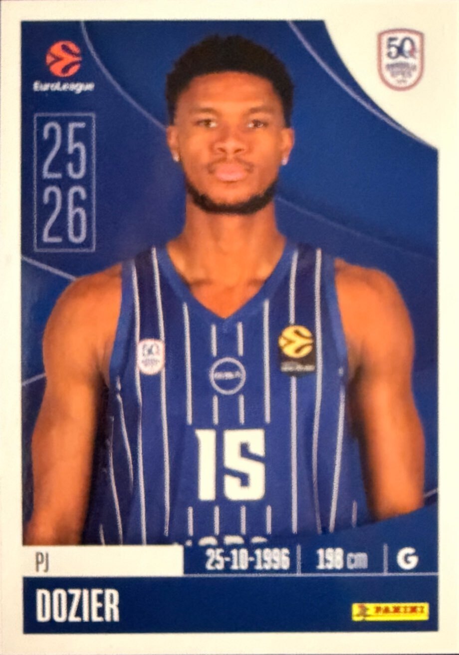 EuroLeague 2025/26 Panini - Scegli figurina da da 1 a 230