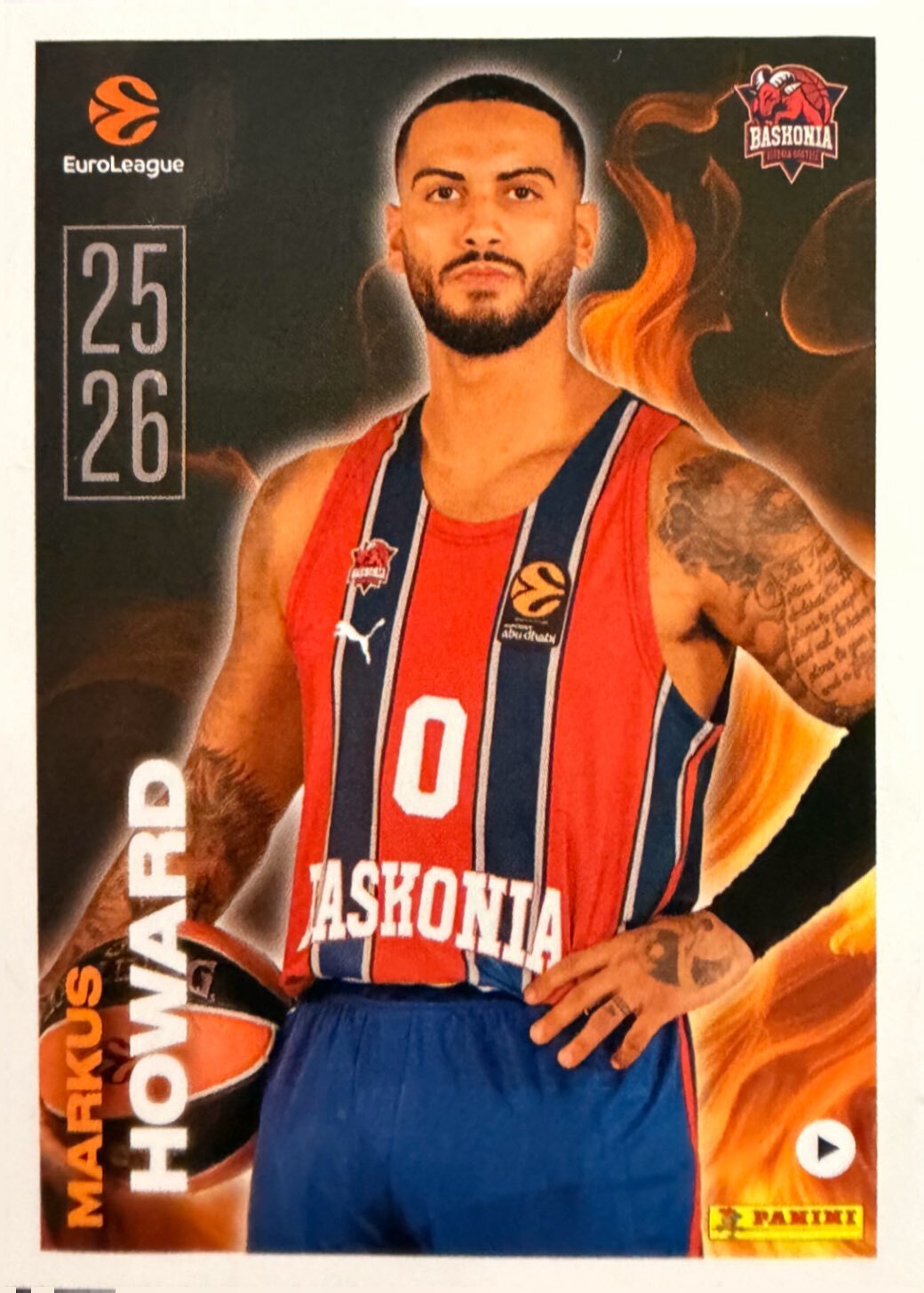EuroLeague 2025/26 Panini - Scegli figurina da da 1 a 230