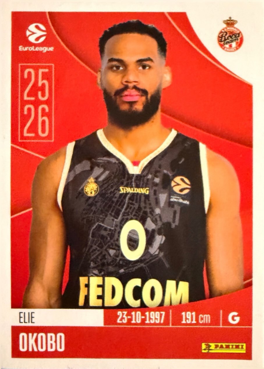 EuroLeague 2025/26 Panini - Scegli figurina da da 1 a 230