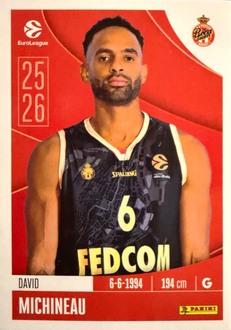 EuroLeague 2025/26 Panini - Scegli figurina da da 1 a 230