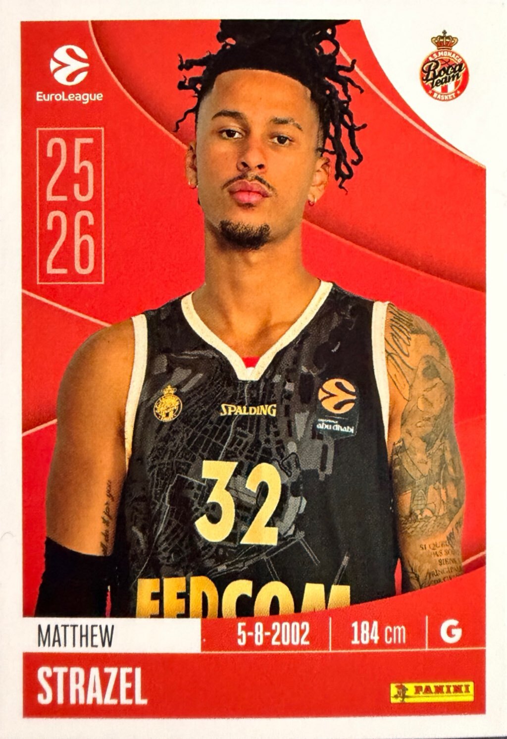EuroLeague 2025/26 Panini - Scegli figurina da da 1 a 230