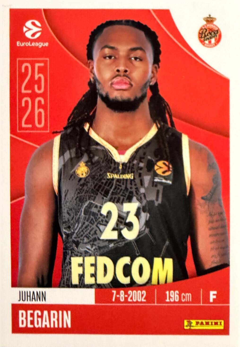 EuroLeague 2025/26 Panini - Scegli figurina da da 1 a 230