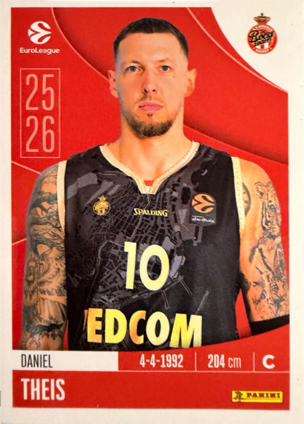 EuroLeague 2025/26 Panini - Scegli figurina da da 1 a 230