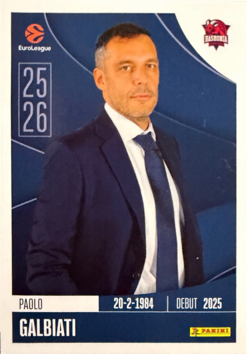 EuroLeague 2025/26 Panini - Scegli figurina da da 1 a 230