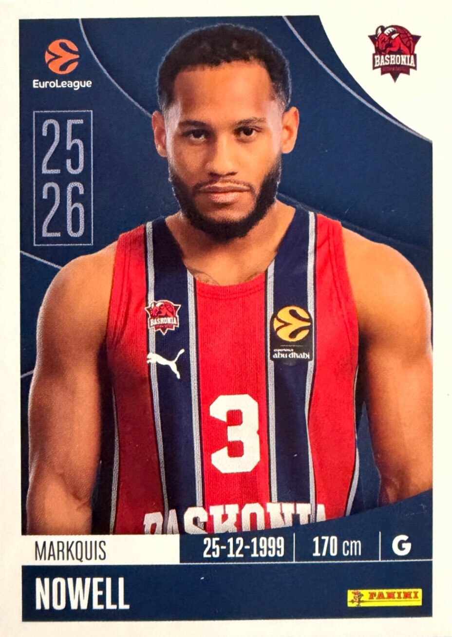EuroLeague 2025/26 Panini - Scegli figurina da da 1 a 230
