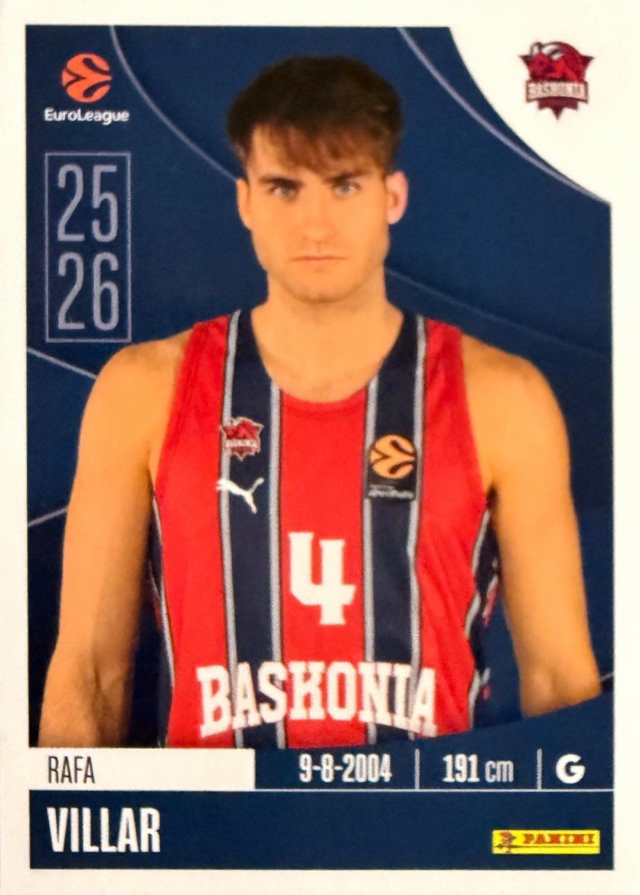 EuroLeague 2025/26 Panini - Scegli figurina da da 1 a 230