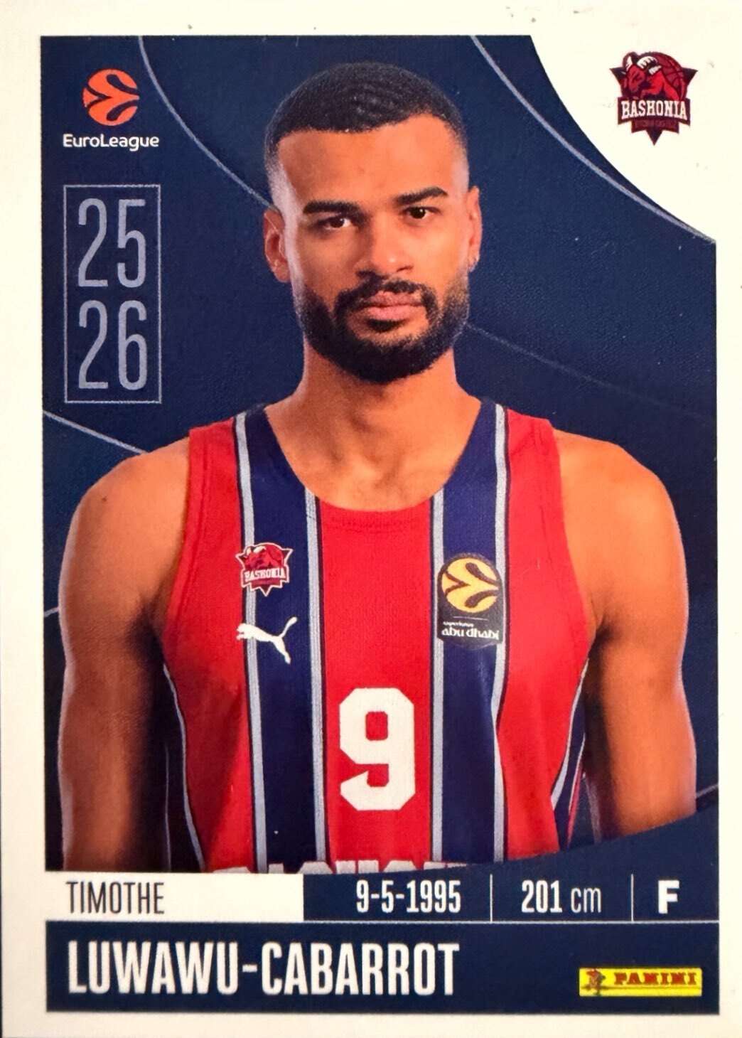 EuroLeague 2025/26 Panini - Scegli figurina da da 1 a 230