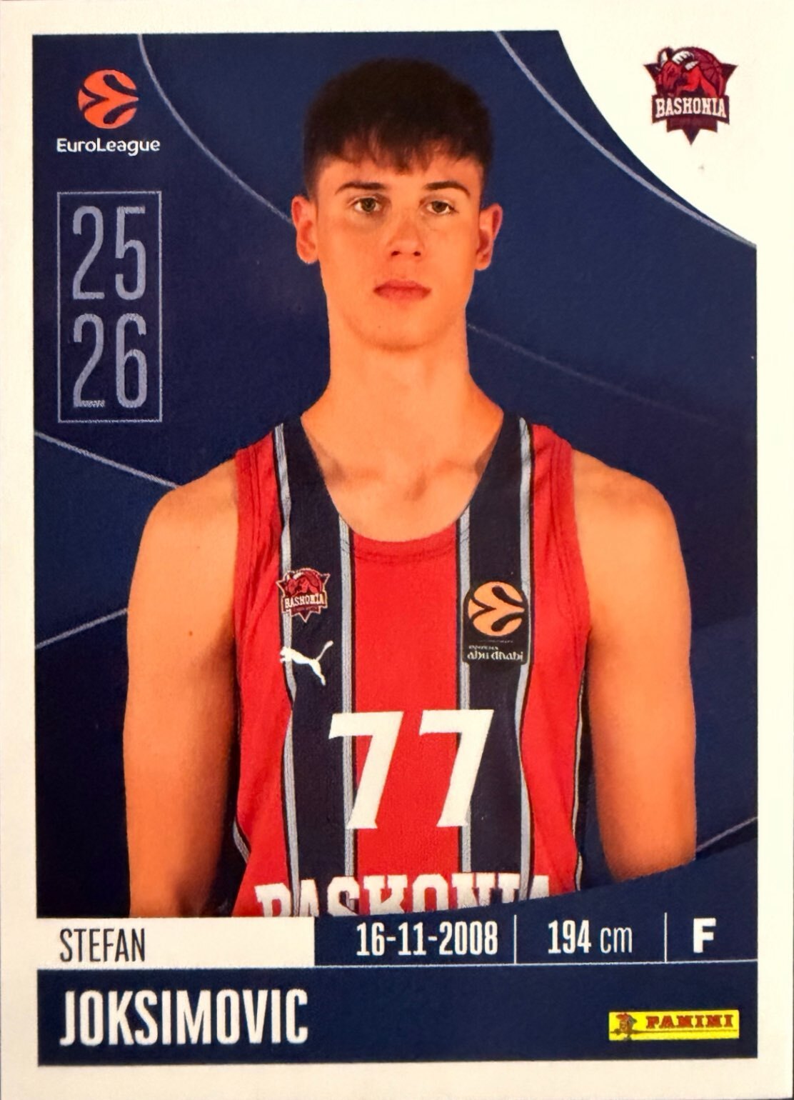 EuroLeague 2025/26 Panini - Scegli figurina da da 1 a 230