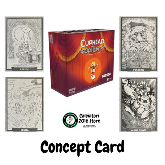 Cuphead Dario Moccia 2025 mancolista - Scegli Concept Card da 1 a 100