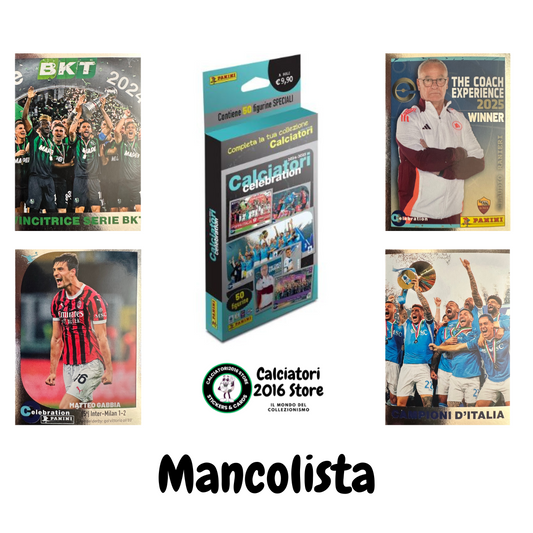 Calciatori Panini Celebration 2024/25 mancolista - Scegli figurina da C1 a C50