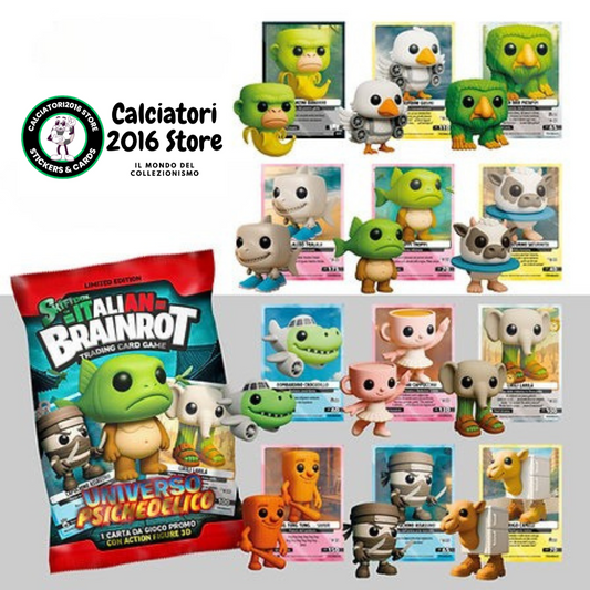 Skifidol Italian Brainrot Universo Psichedelico - Scegli Personaggi 3D + Card Promo