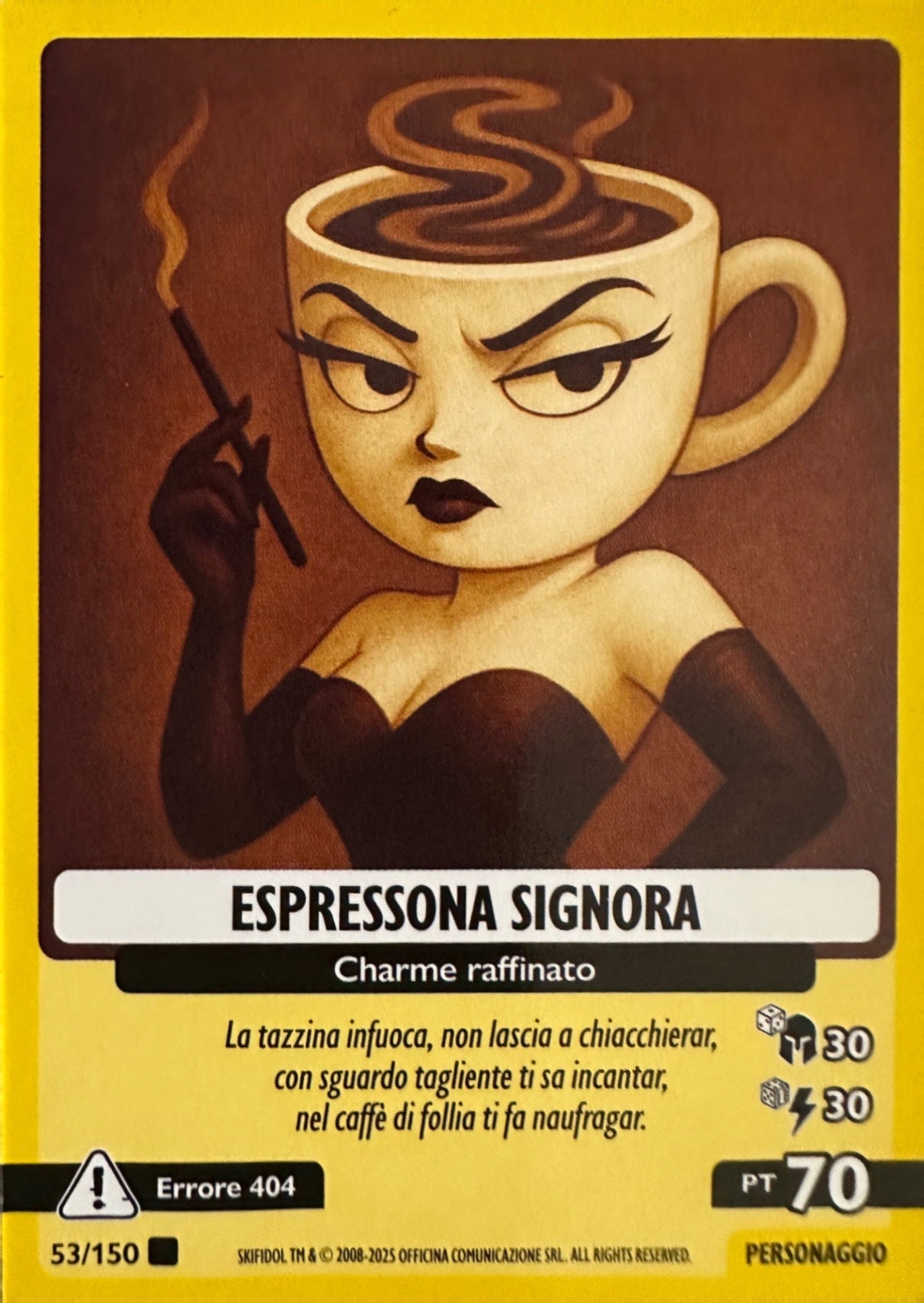 Skifidol Italian Brainrot Allucinazione Cosmica mancolista - Scegli Card da 1 a 100