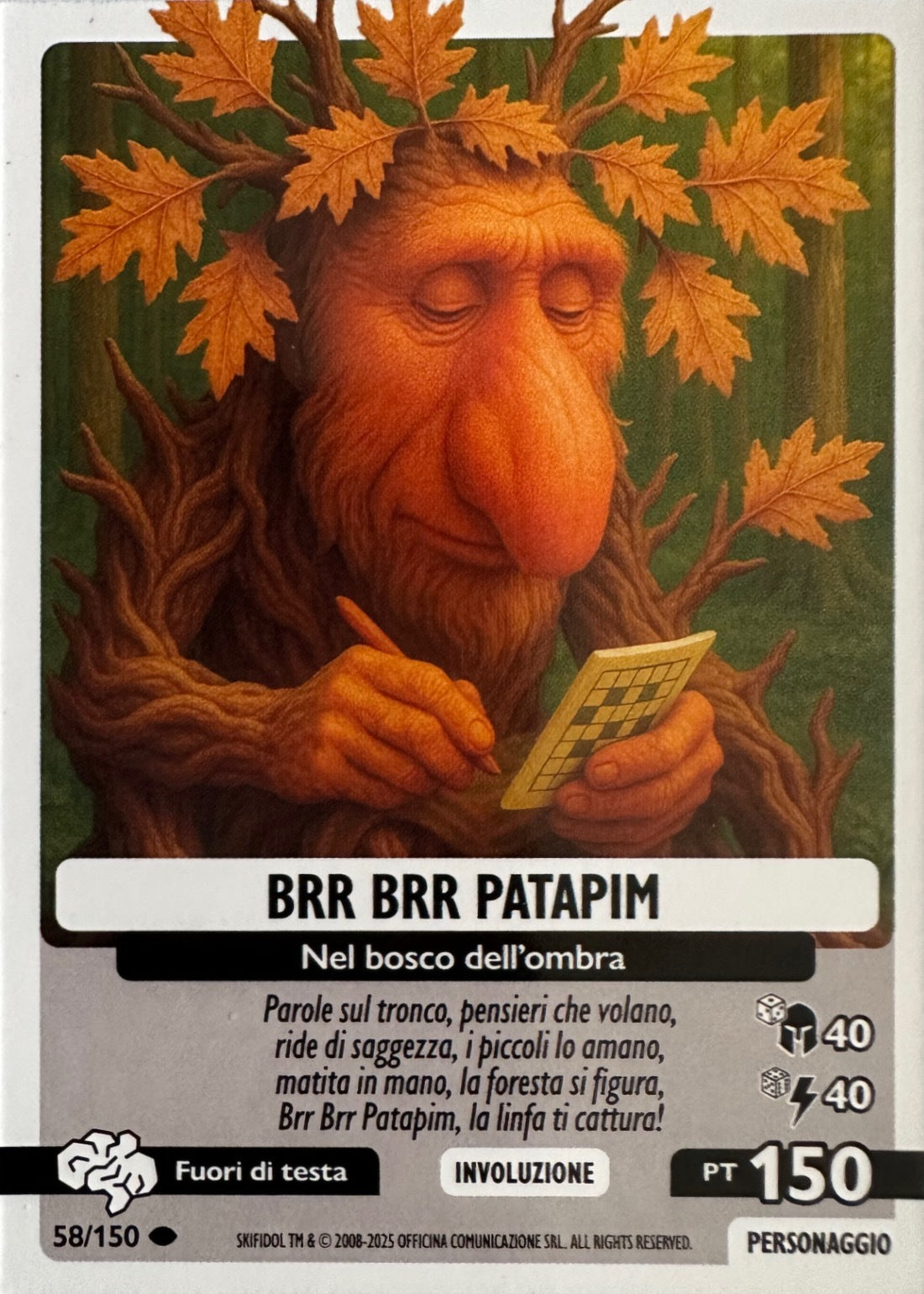 Skifidol Italian Brainrot Allucinazione Cosmica mancolista - Scegli Card da 1 a 100