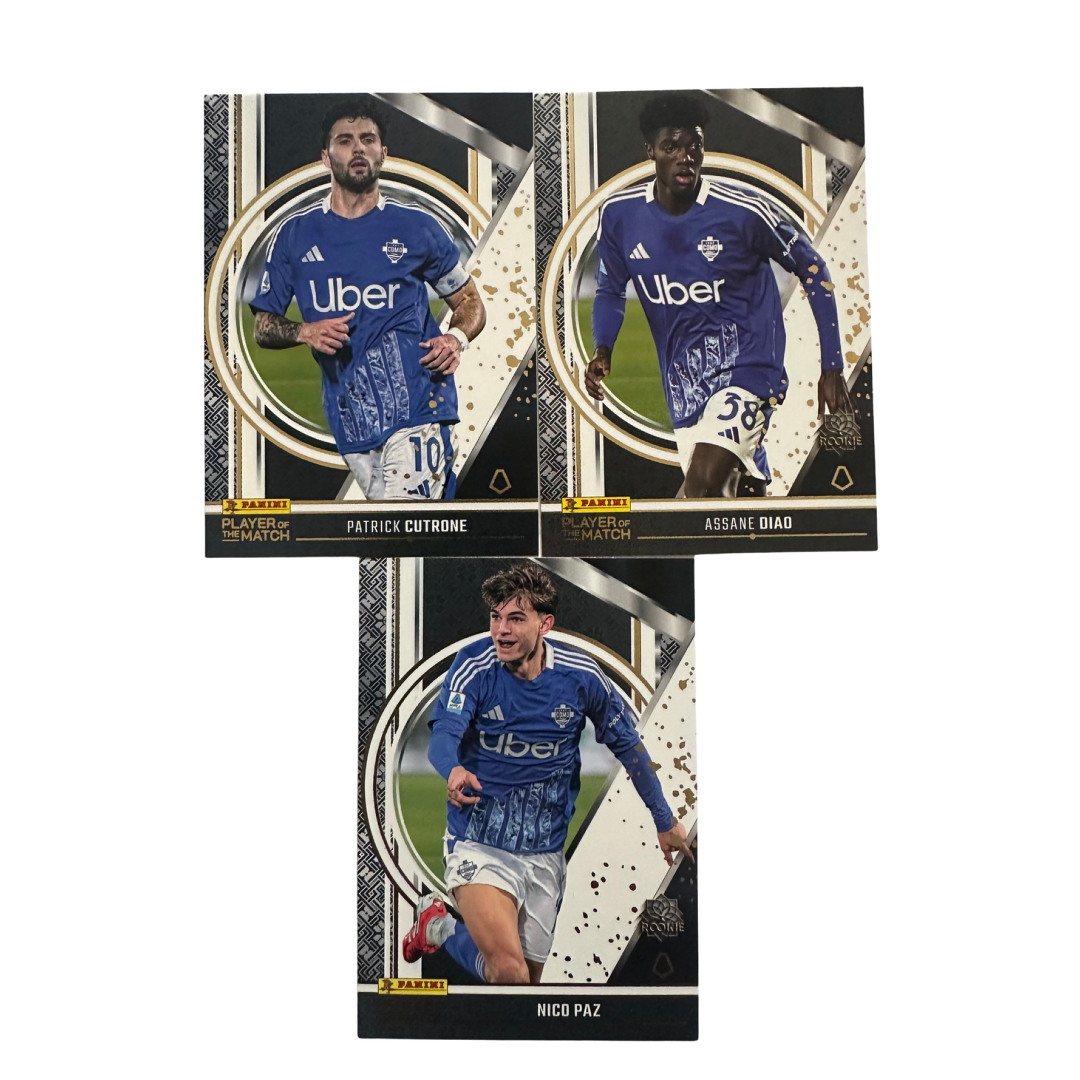 Player of the Match 2024/25 Panini  - Scegli squadra completa Juventus Inter Milan Napoli