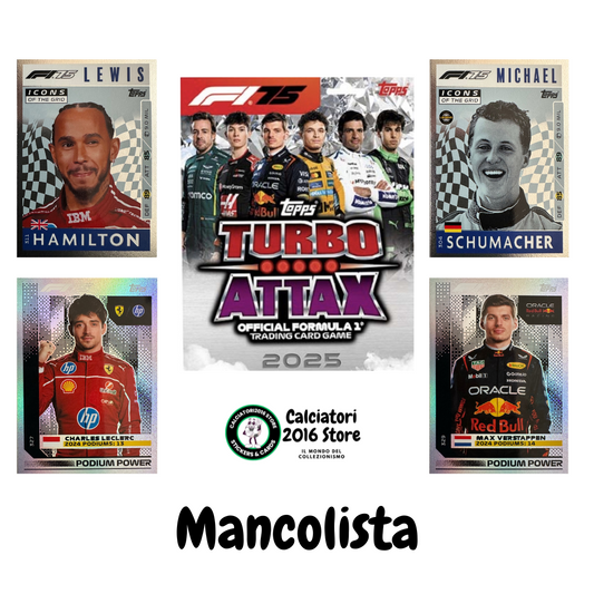 Turbo Attax 2025 Topps mancolista - Scegli Card da 101 a 200