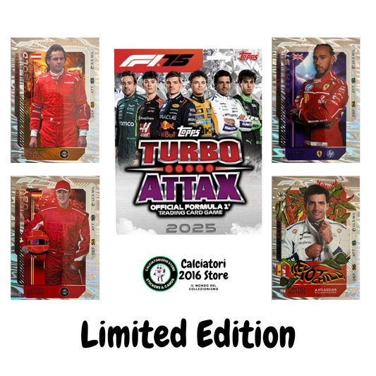 Turbo Attax 2025 Topps mancolista - Scegli Card Limited Edition LE1-LE27