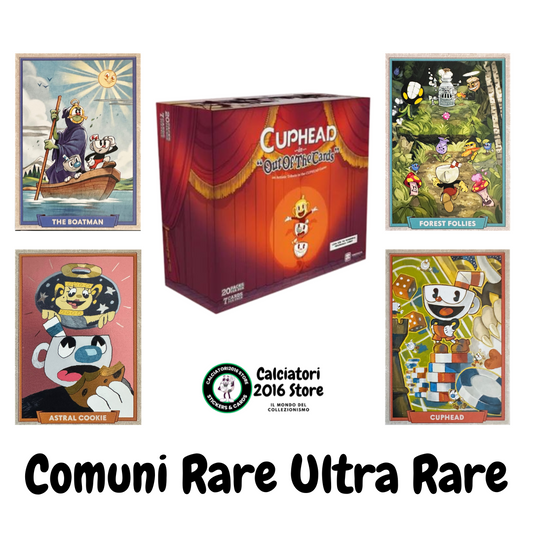 Cuphead Dario Moccia 2025 mancolista - Scegli Card Comuni Rare Ultra Rare 1-100