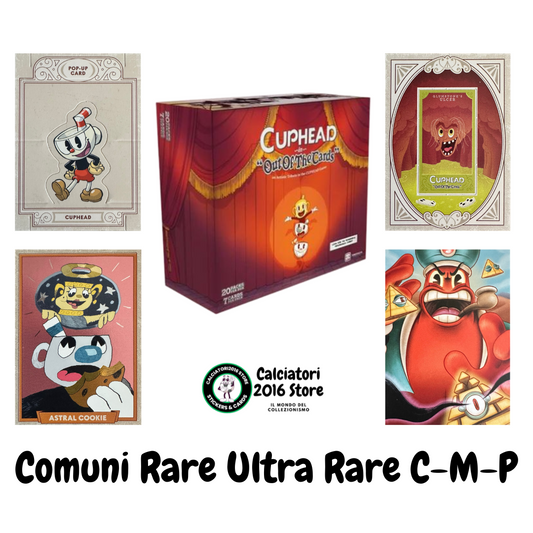 Cuphead Dario Moccia 2025 mancolista - Scegli Card Comuni Rare Ultra Rare C M P 101-161