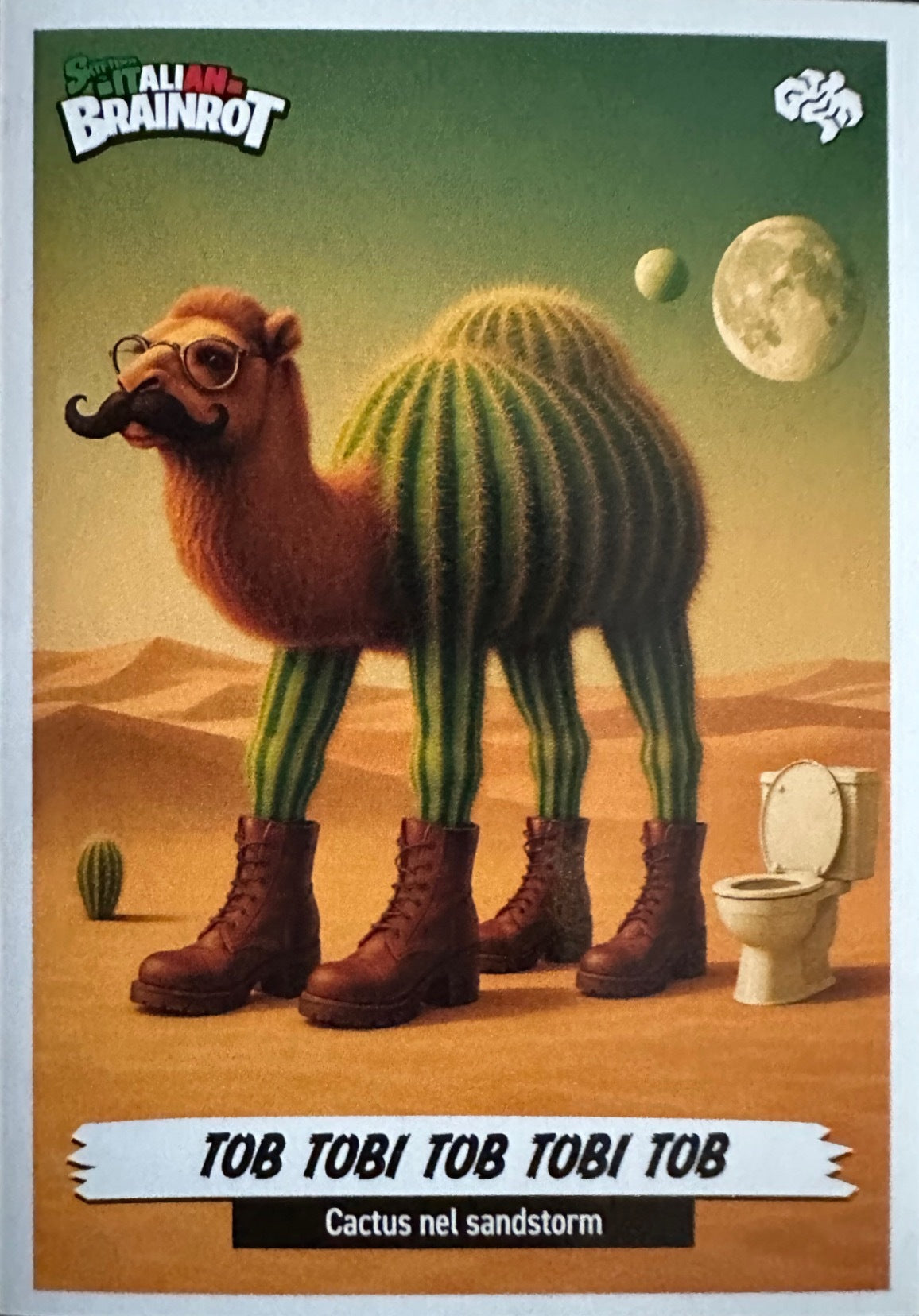 Skifidol Italian Brainrot Panini mancolista - Scegli Figurina da 201 a 300