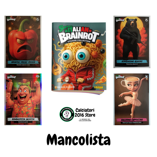 Skifidol Italian Brainrot Panini mancolista - Scegli Figurina da 201 a 300