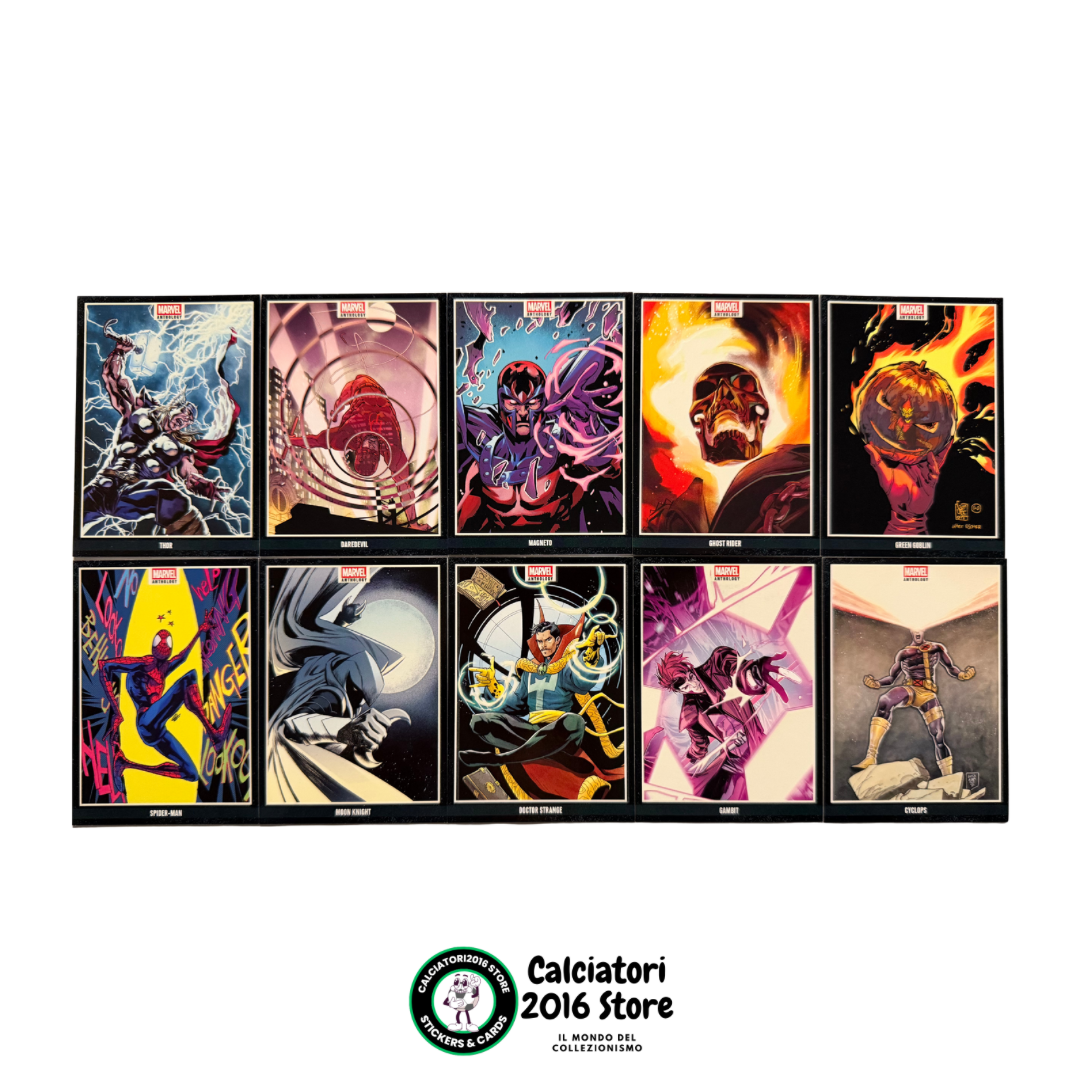 Marvel Anthology Panini - Set completo 10 Glow in the dark G1-G10