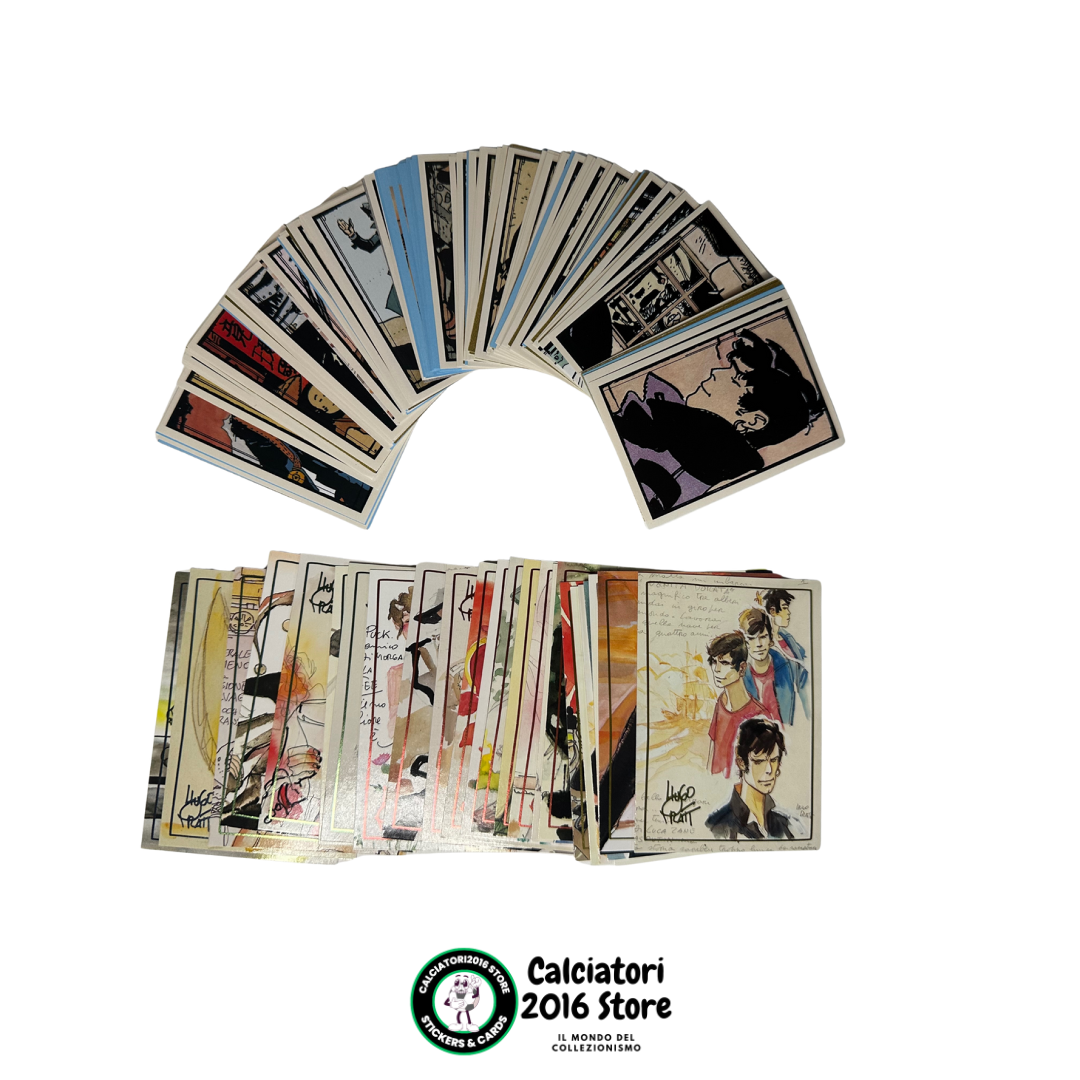 Corto Maltese Diario di Viaggio 2025 Panini - Lotto 105 figurine + 25 card