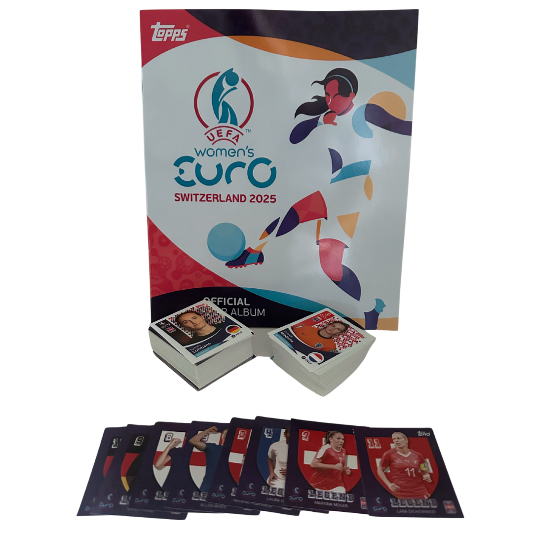 Women’s euro 2025 switzerland - Album vuoto + Set 308 figurine