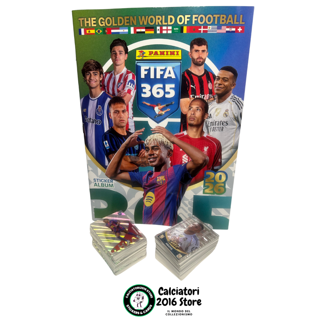 FIFA 365 2026 Panini - Album + Set 524 figurine stickers