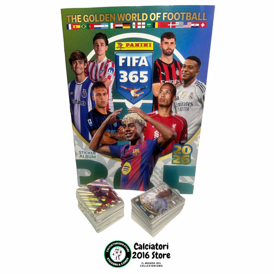FIFA 365 2026 Panini - Album + Set 524 figurine stickers