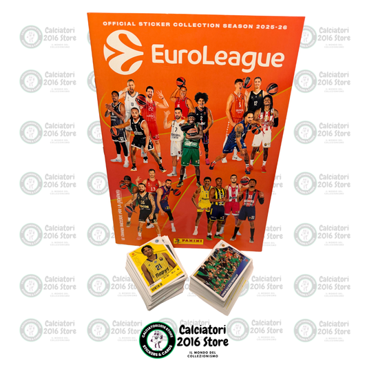 EuroLeague 2025/26 Panini - Album  + set completo 448 figurine