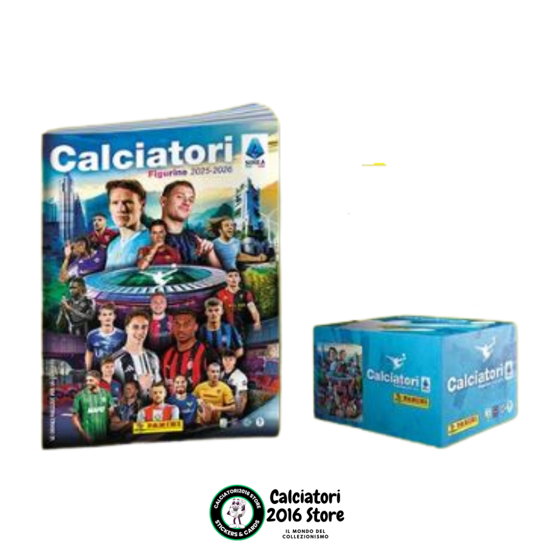 Calciatori Panini 2025/26 - Album vuoto + Box 100 bustine