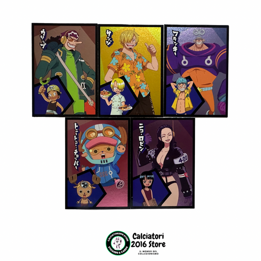 One Piece Panini Rotta verso Egghead – Set 5 Limited Edition Ecoblister