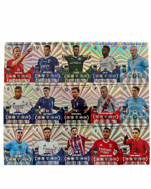 Adrenalyn XL Fifa Club World cup 2025 Panini - Set 15 Limited Edition diverse