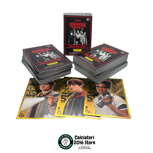 Stranger Things Panini Trading Card - Set completo 190 Card + 3 Limited