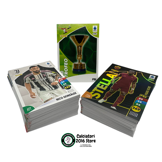 Panini Adrenalyn XL Calciatori 2025-26 lotto 170 card diverse